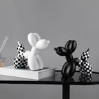 Checked Balloon Dog