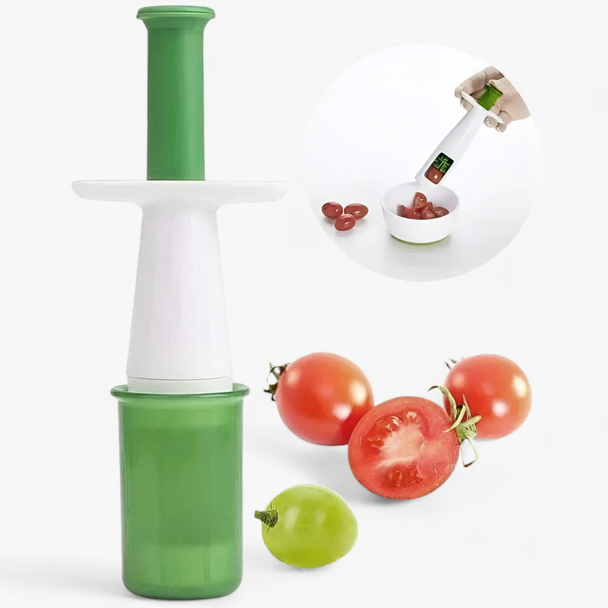 CherryMate Tomato Slicer – Effortless Fruit Preparation