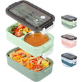 Leak-Proof Lunch Box with Soup Bowl | BPA-Free Bento Box | Portable Food Container for Adults & Kids