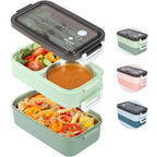Leak-Proof Lunch Box with Soup Bowl | BPA-Free Bento Box | Portable Food Container for Adults & Kids