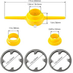 Set of installation strips