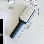 Self-cleaning anti-static massage comb
