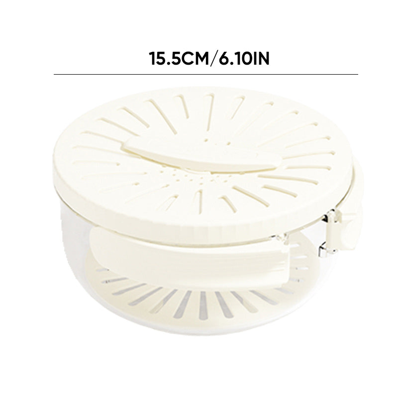 Multifunctional foldable handle drain bowl