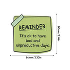 Mental Health Sticky Notes Stickers (24 pieces)