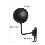 Motorcycle helmet holder