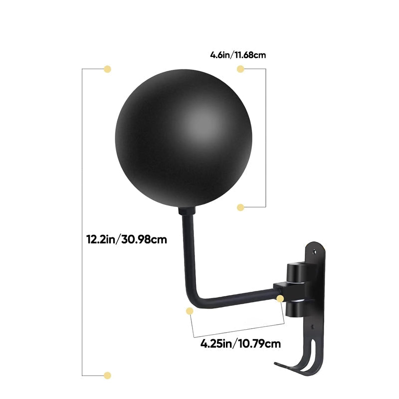 Motorcycle helmet holder