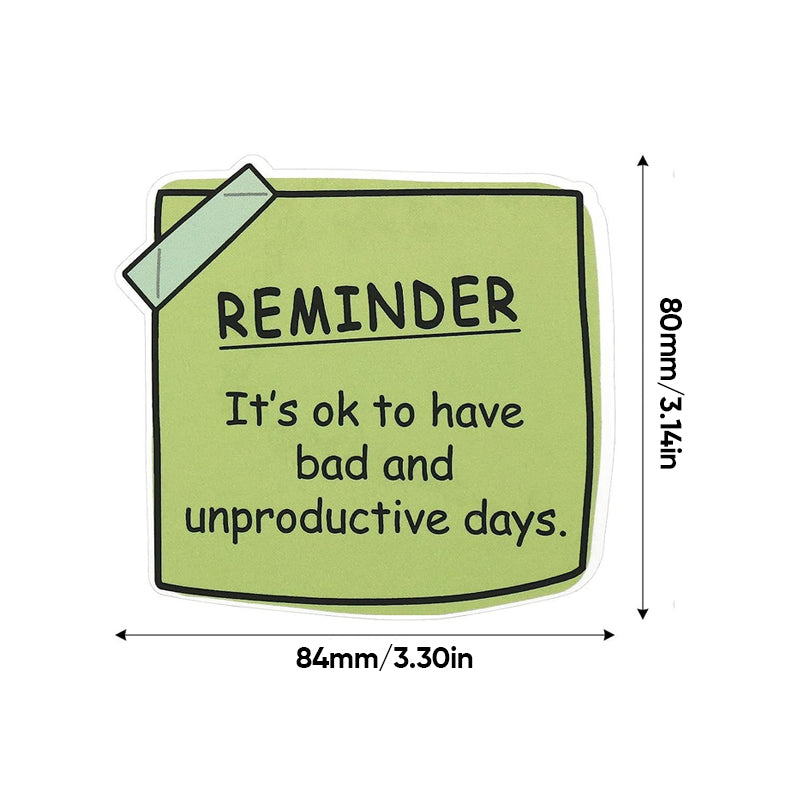 Mental Health Memory Stickers