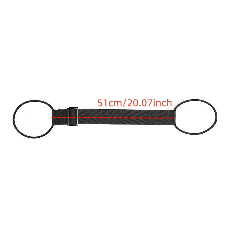Elastic fastening belt for luggage