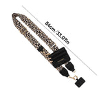 Phone strap with zipper pocket
