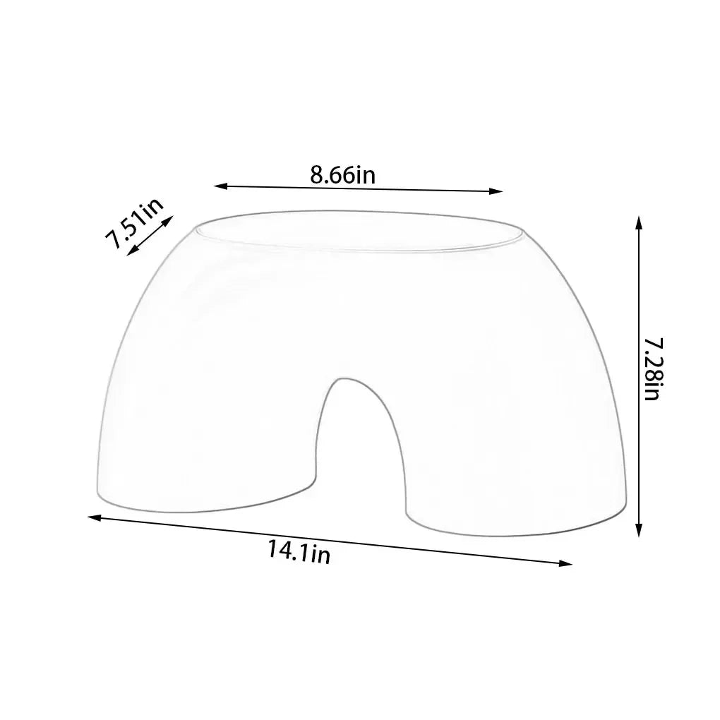 Children's Plastic Rainbow Shape Stool