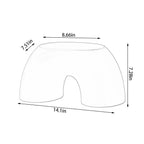 Children's Plastic Rainbow Shape Stool