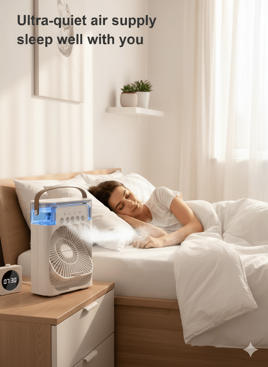 ChillCube Compact – Desktop Evaporative Mini Cooler for Personal Spot Relief