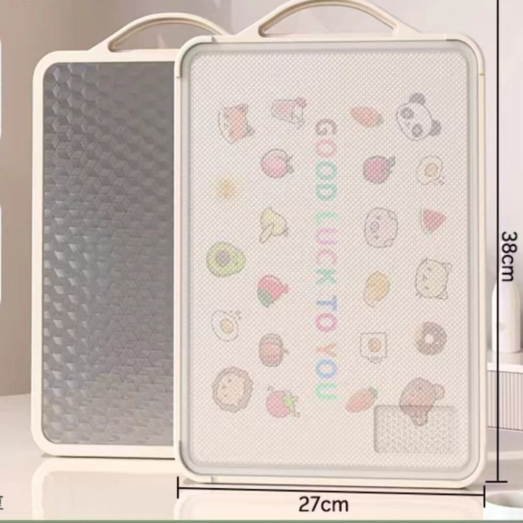 Double-sided cutting board for all foods