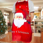 Christmas Cute Cooking Apron - Set of 6 - Home Kitchen Cooking Baking Oil-proof Apron