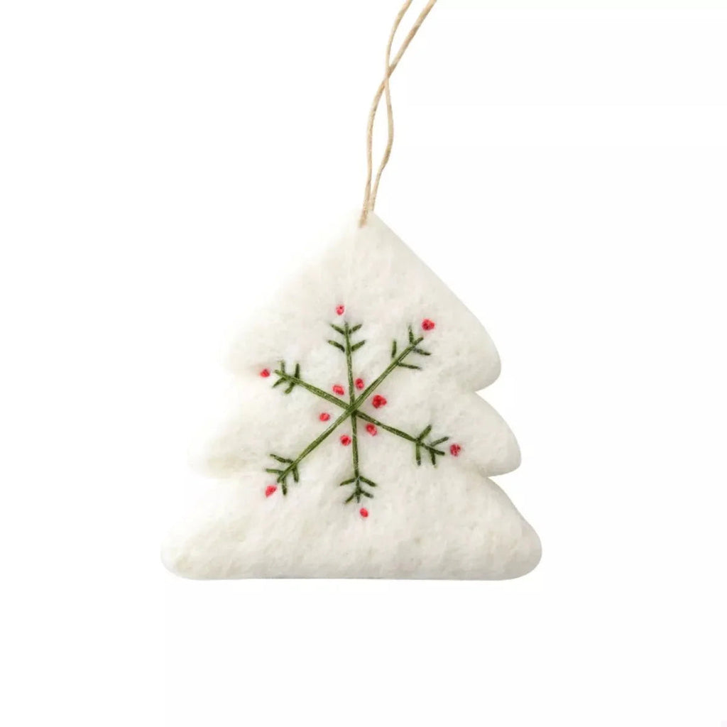 Christmas Felt Snowflake Ornament