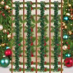 Christmas Garland with LED Lights – 32.8ft Sparkling Holiday Décor to Enchant Your Home & Outdoor Spaces