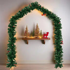 Christmas Garland with LED Lights – 32.8ft Sparkling Holiday Décor to Enchant Your Home & Outdoor Spaces