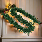 Christmas Garland with LED Lights – 32.8ft Sparkling Holiday Décor to Enchant Your Home & Outdoor Spaces