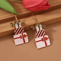 Christmas Gift Box Dangle Earrings
