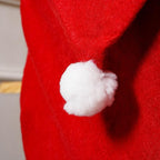 Christmas Santa Hat Chair Covers - Festive Chair Elegance - 4 piece set