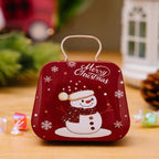Christmas Tin Gift Box Set – Charming Metal Storage Boxes with Lids for Holiday Treats