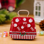 Christmas Tin Gift Box Set – Charming Metal Storage Boxes with Lids for Holiday Treats