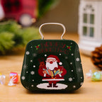 Christmas Tin Gift Box Set – Charming Metal Storage Boxes with Lids for Holiday Treats