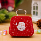 Christmas Tin Gift Box Set – Charming Metal Storage Boxes with Lids for Holiday Treats