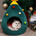 Christmas Tree Cat Bed - FestivePurr