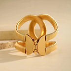 Chunky Spiral Cuff Bracelet
