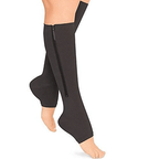 CIRCULOFLEX – Zipper Compression Socks 20-30 mmHg with Open Toe Design