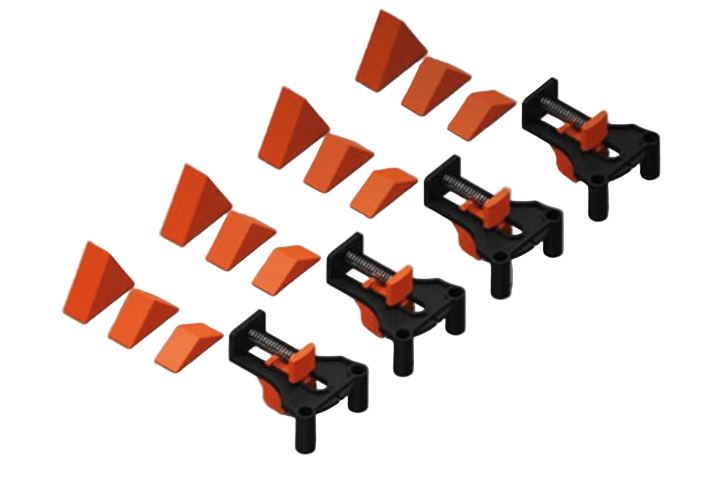 CORNERMATE – Adjustable 4-Way Corner Clamp Set for Perfect 60°, 90°, and 120° Angles