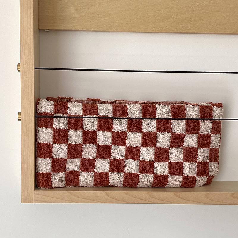 Classic Checkerboard Towel Collection