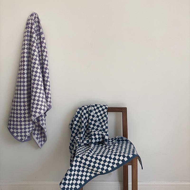 Classic Checkerboard Towel Collection