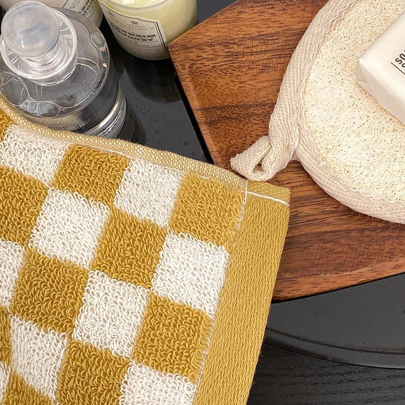 Classic Checkerboard Towel Collection
