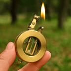 CLASSIC TIME – Retro Metal Kerosene Lighter with Vintage Design