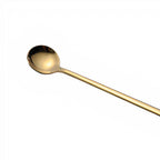 Trendy Espresso & Dessert Spoon Set with 4 Pieces