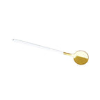 Trendy Espresso & Dessert Spoon Set with 4 Pieces