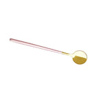 Trendy Espresso & Dessert Spoon Set with 4 Pieces