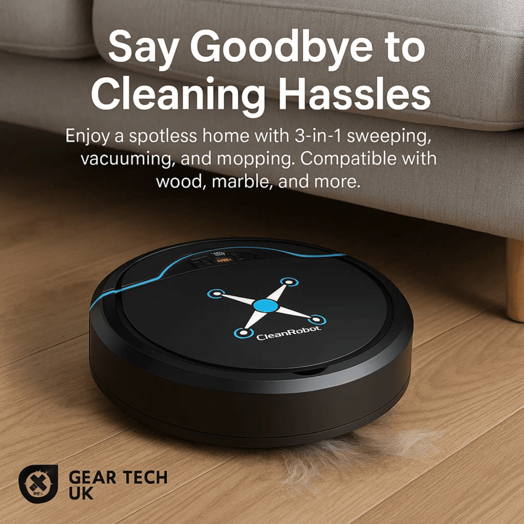 Cleanbot – Smart Robot Vacuum and Mop for Effortless Floor Cleaning