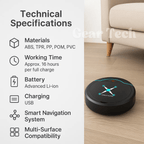 Cleanbot – Smart Robot Vacuum and Mop for Effortless Floor Cleaning