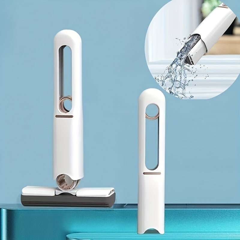 CLEANEASY – Portable Self-Squeeze Mini Mop for Quick & Effortless Cleaning