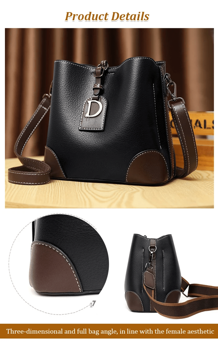 AllureLuxe | Elegant Leather Shoulder Bag Stylish Design