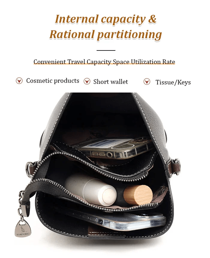 AllureLuxe | Elegant Leather Shoulder Bag Stylish Design