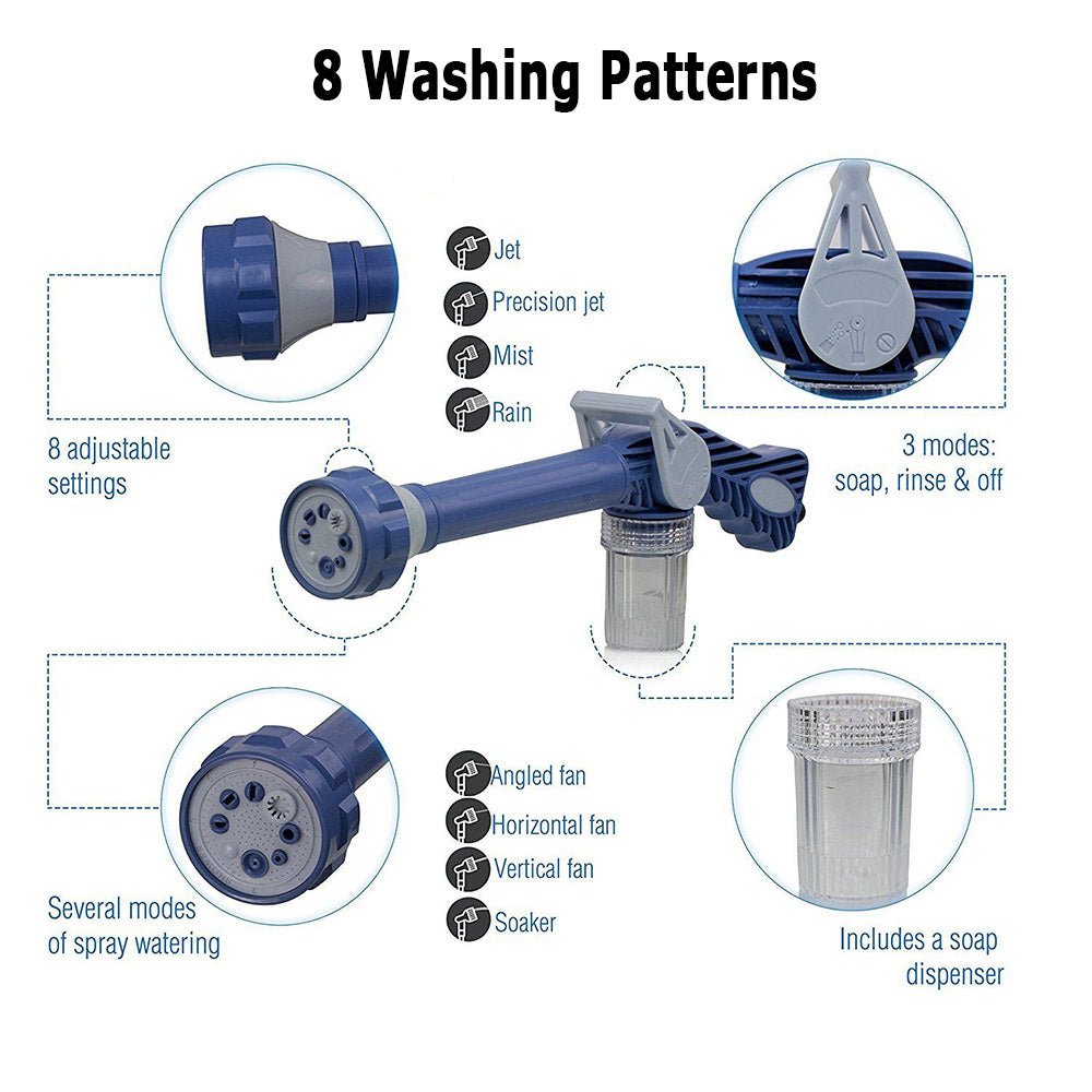 CLEANSTREAM – High-Pressure Water Gun with Soap Dispenser
