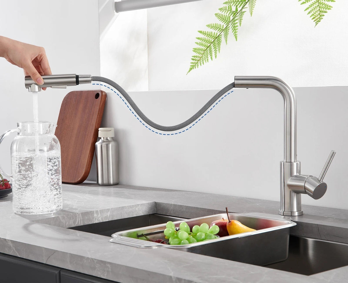 Modern kitchen faucet flexibility and comfort within reach