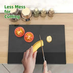 CLEARSLICE – Premium Acrylic Cutting Board with Lip