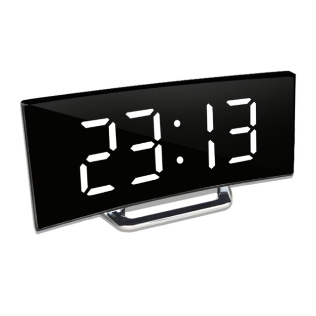 LED Lighting large digital display | Curved LED Digital Clock - Amedea