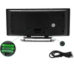 LED Lighting large digital display | Curved LED Digital Clock - Amedea