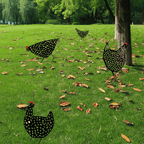 Cluckura – Weatherproof Metal Chicken Statue for Garden & Patio